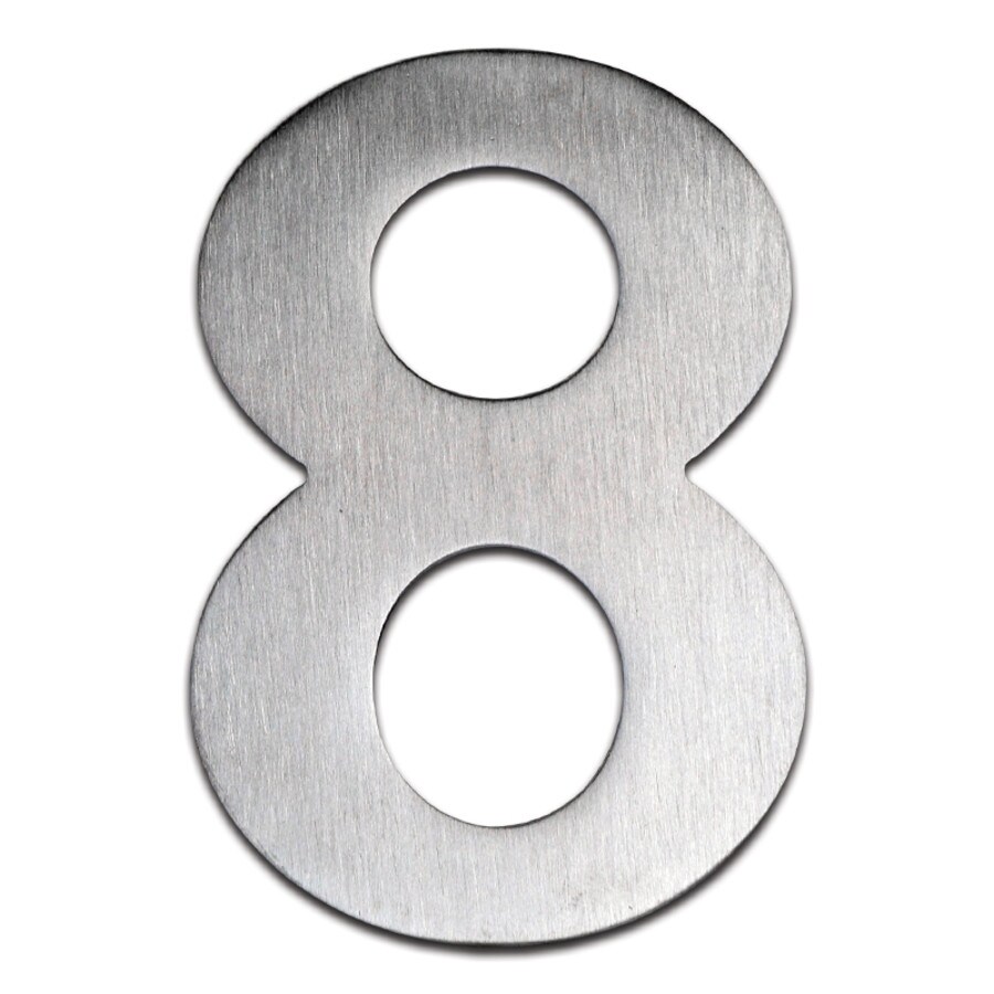 stainless steel door numbers